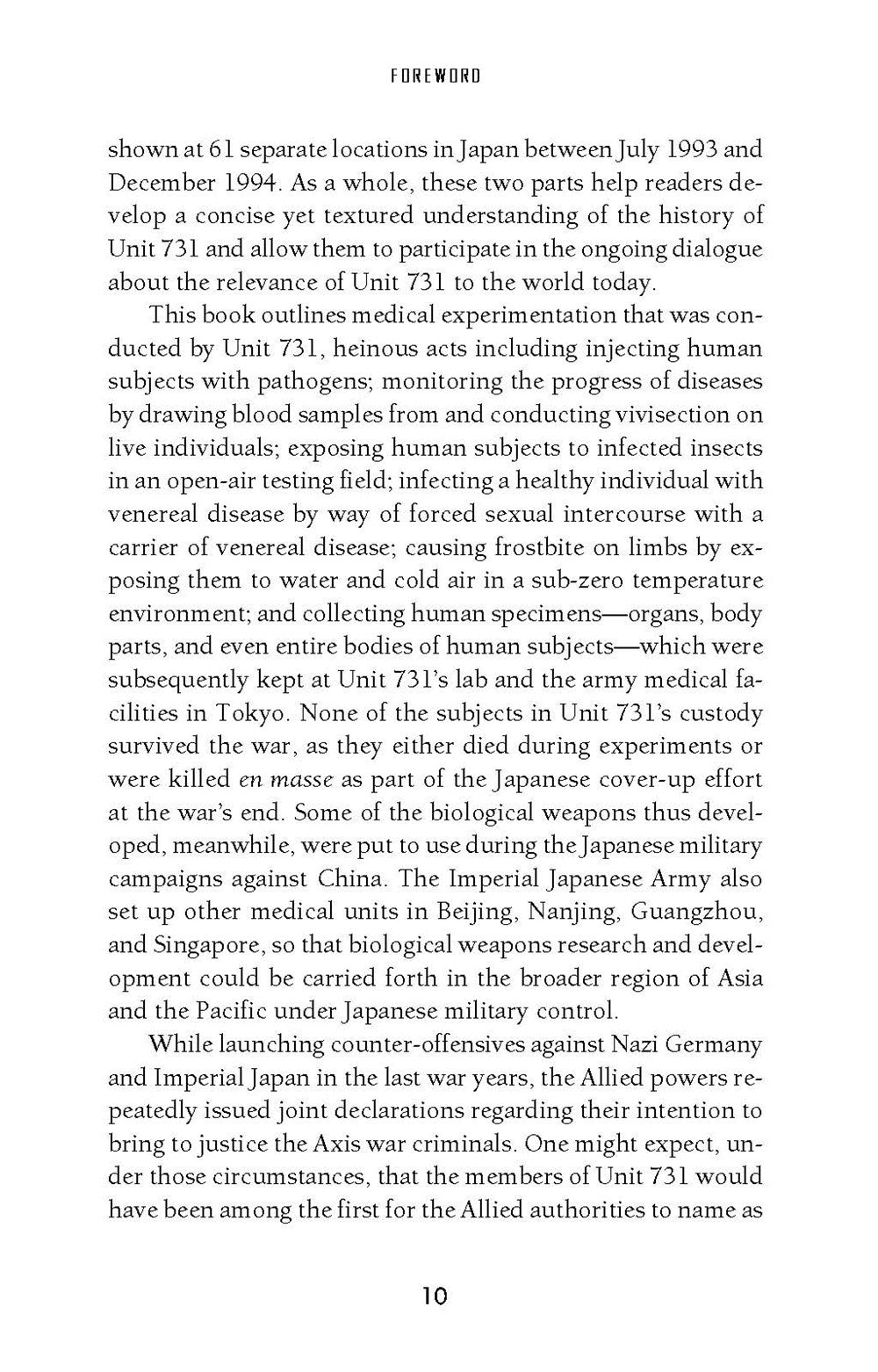 Japan's Infamous Unit 731
