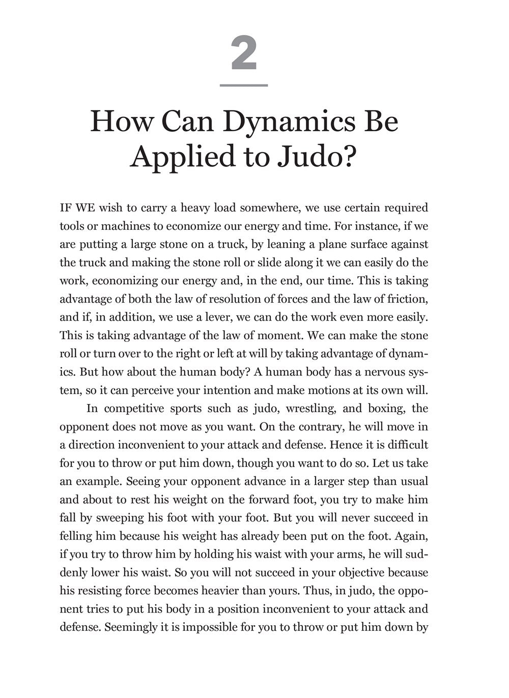 The Art and Science of Judo