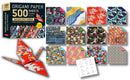 Origami Paper 500 sheets Japanese Washi Patterns 6" (15 cm): Double-Sided Origami Sheets with 12 Different Designs (Instructions for 6 Projects Included)