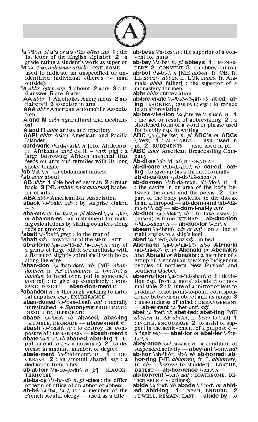 The Merriam-Webster Dictionary