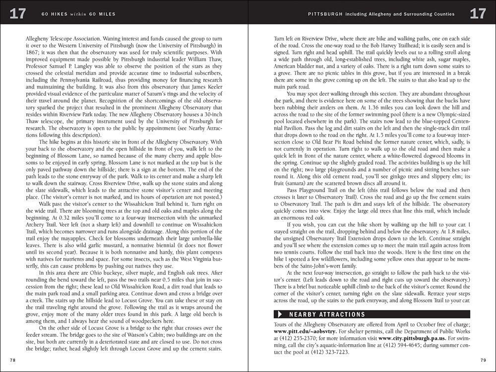 60 Hikes Within 60 Miles: Pittsburgh