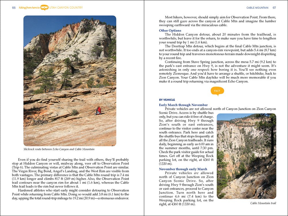 Hiking from Here to WOW: Utah Canyon Country