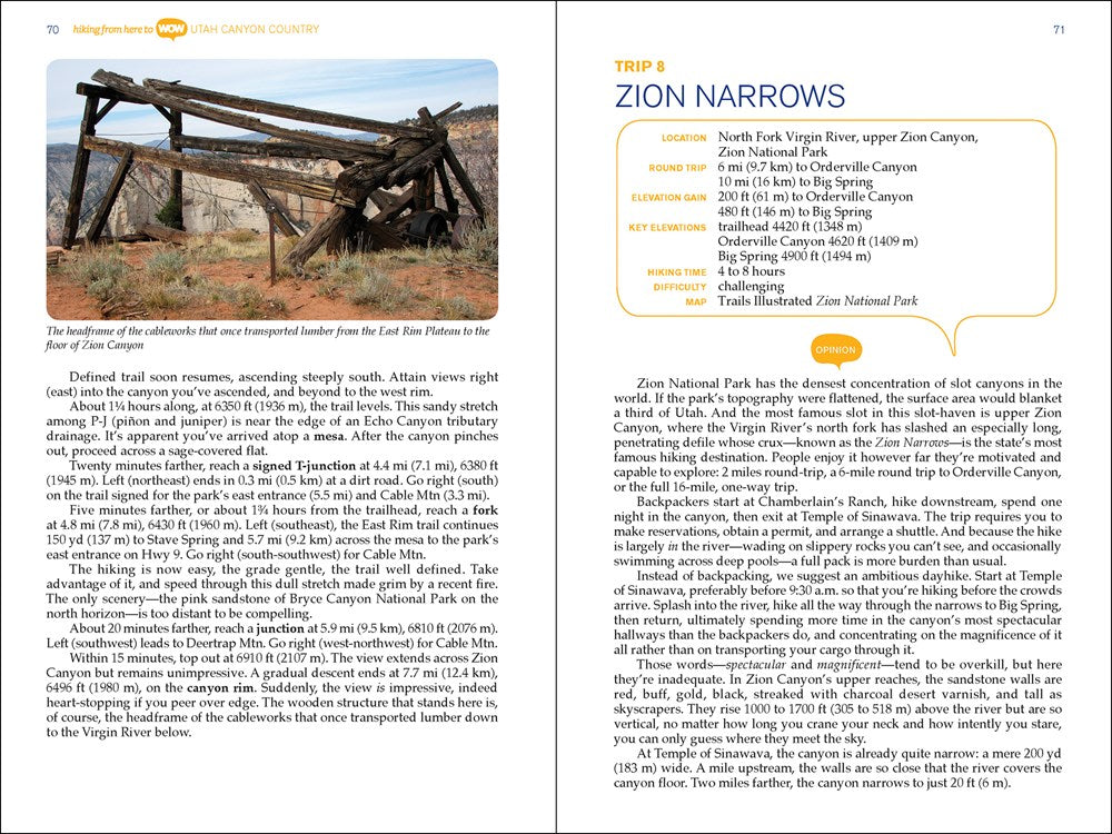 Hiking from Here to WOW: Utah Canyon Country