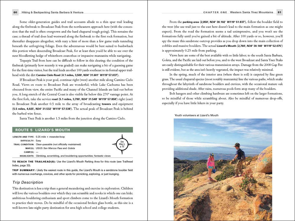 Hiking & Backpacking Santa Barbara & Ventura