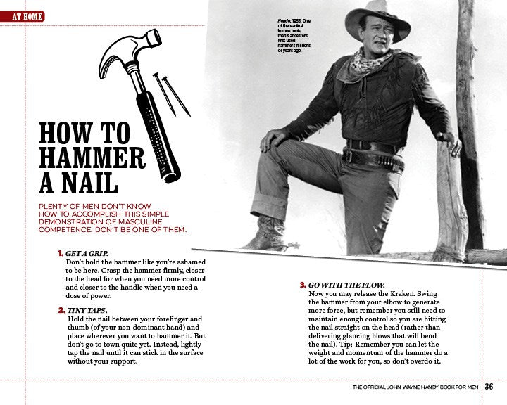 The Official John Wayne Handy Book for Men