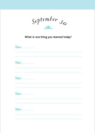 One Question a Day: A Five-Year Journal: A Personal Time Capsule of Questions and Answers