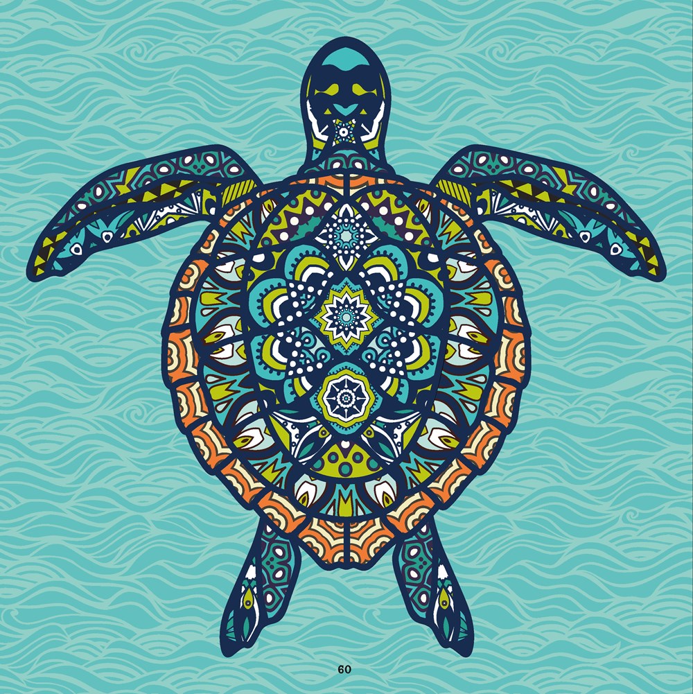 Sticker by Number: Calming Creatures