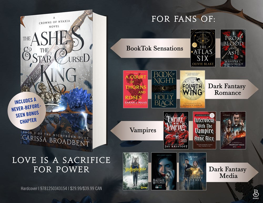 The Ashes & the Star-Cursed King: Book 2 of the Nightborn Duet (Crowns of Nyaxia, 2)