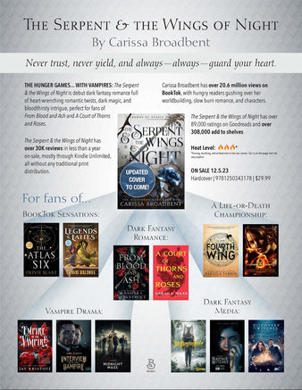 The Serpent & the Wings of Night: The Nightborn Duet Book One (Crowns of Nyaxia, 1)