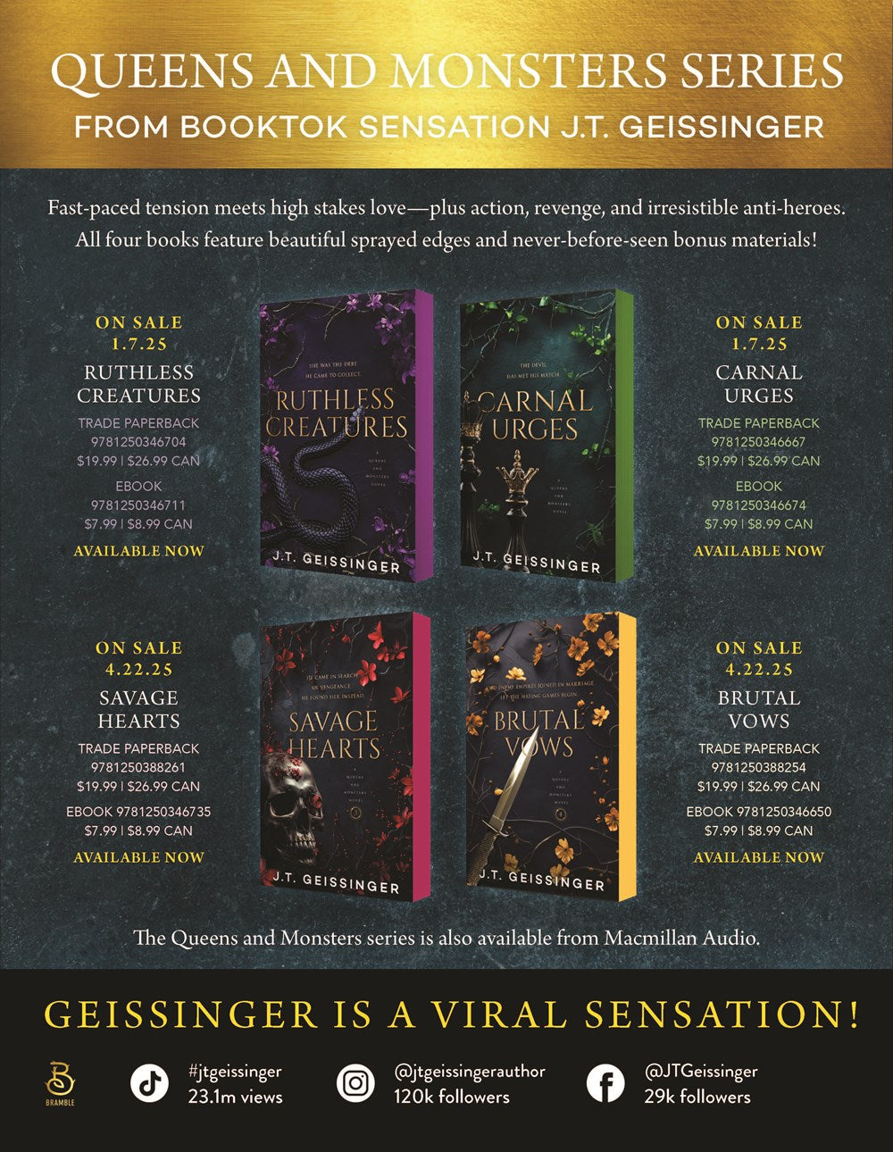 Ruthless Creatures: A Queens and Monsters Novel
