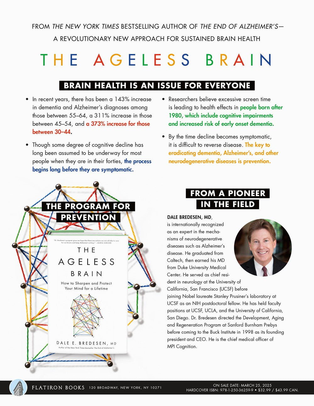 The Ageless Brain: How to Sharpen and Protect Your Mind for a Lifetime