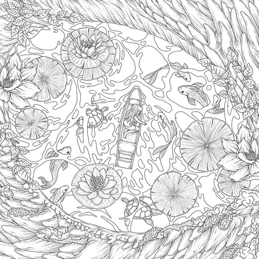 Mythographic Color and Discover: Dragonspell: An Artist's Coloring Book of Magical Realms and Epic Journeys