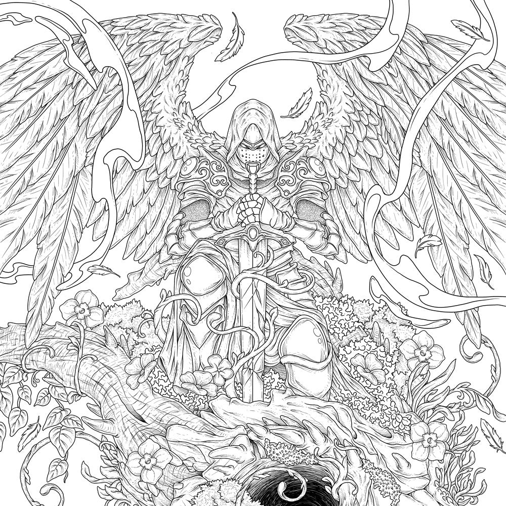 Mythographic Color and Discover: Dragonspell: An Artist's Coloring Book of Magical Realms and Epic Journeys