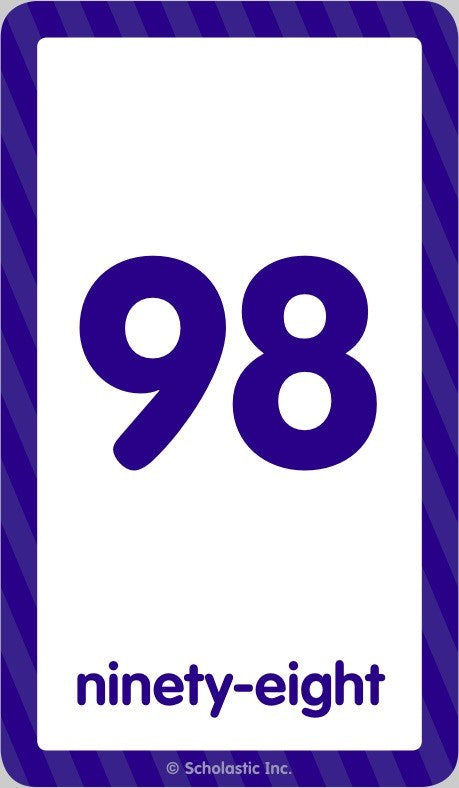 Flash Cards: Numbers 0 - 100