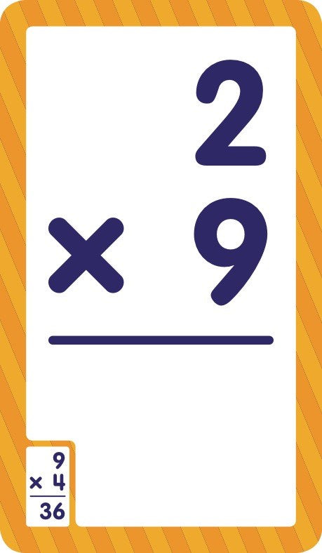 Flash Cards: Multiplication 0 - 12