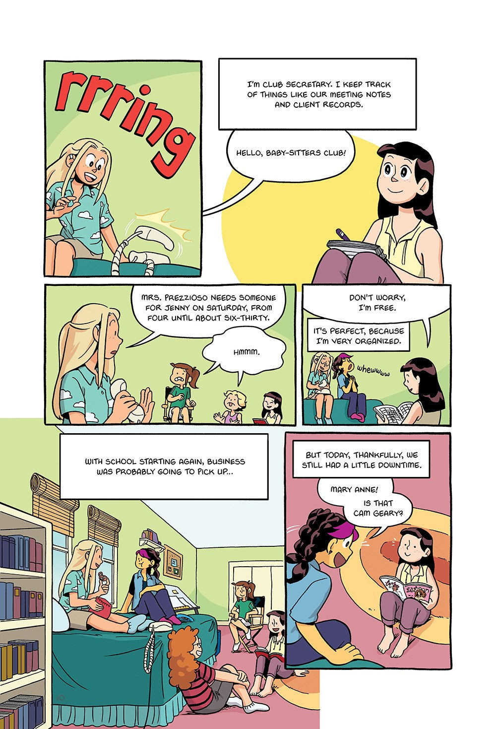 Logan Likes Mary Anne!: A Graphic Novel (The Baby-Sitters Club #8)