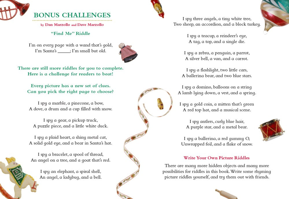 I Spy Christmas: A Book of Picture Riddles