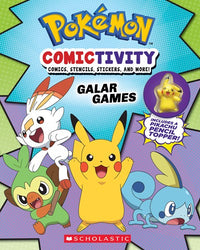 Pokémon Comictivity: Galar Games : Activity book with comics, stencils, stickers, and more!