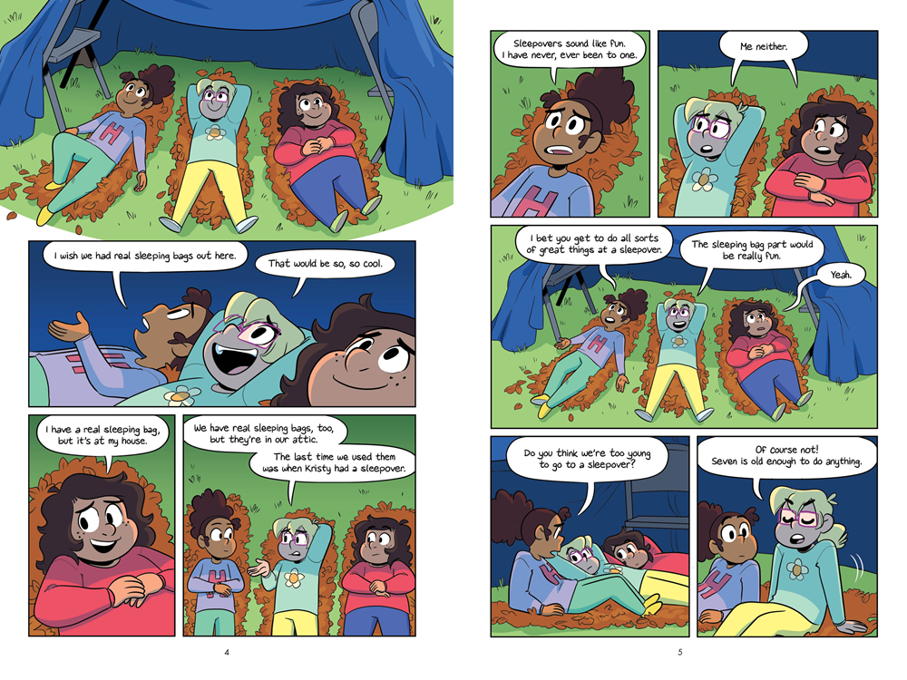 Karen's Sleepover: A Graphic Novel (Baby-Sitters Little Sister #8) (Baby-Sitters Little Sister Graphix)