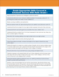 Scholastic Success with Math Grade 1 Workbook
