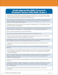 Scholastic Success with Math Grade 3 Workbook