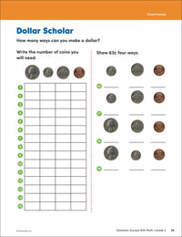 Scholastic Success with Math Grade 3 Workbook