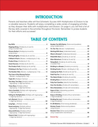 Scholastic Success with Multiplication & Division Grade 3 Workbook
