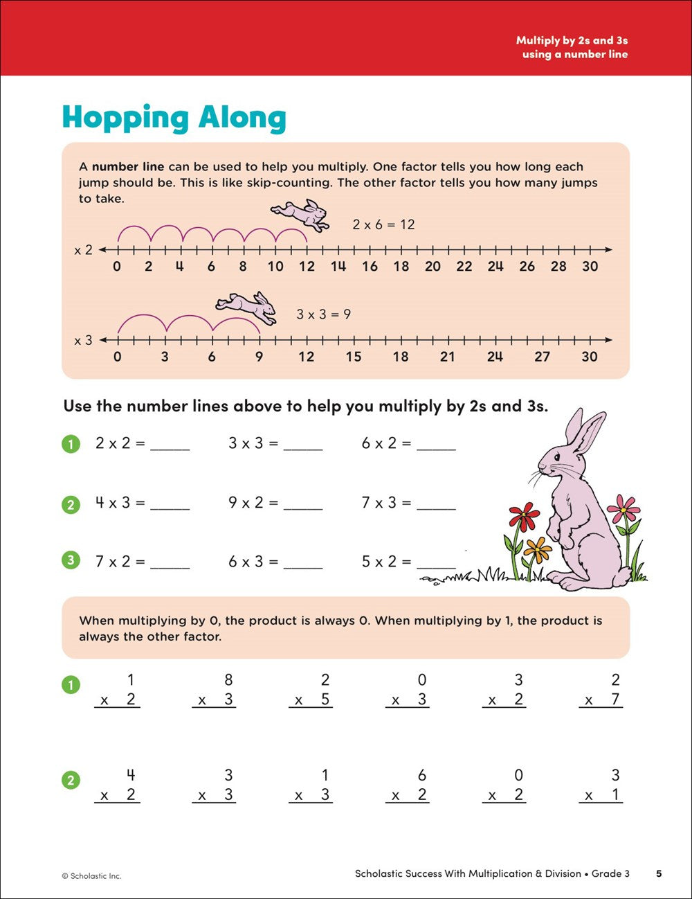 Scholastic Success with Multiplication & Division Grade 3 Workbook