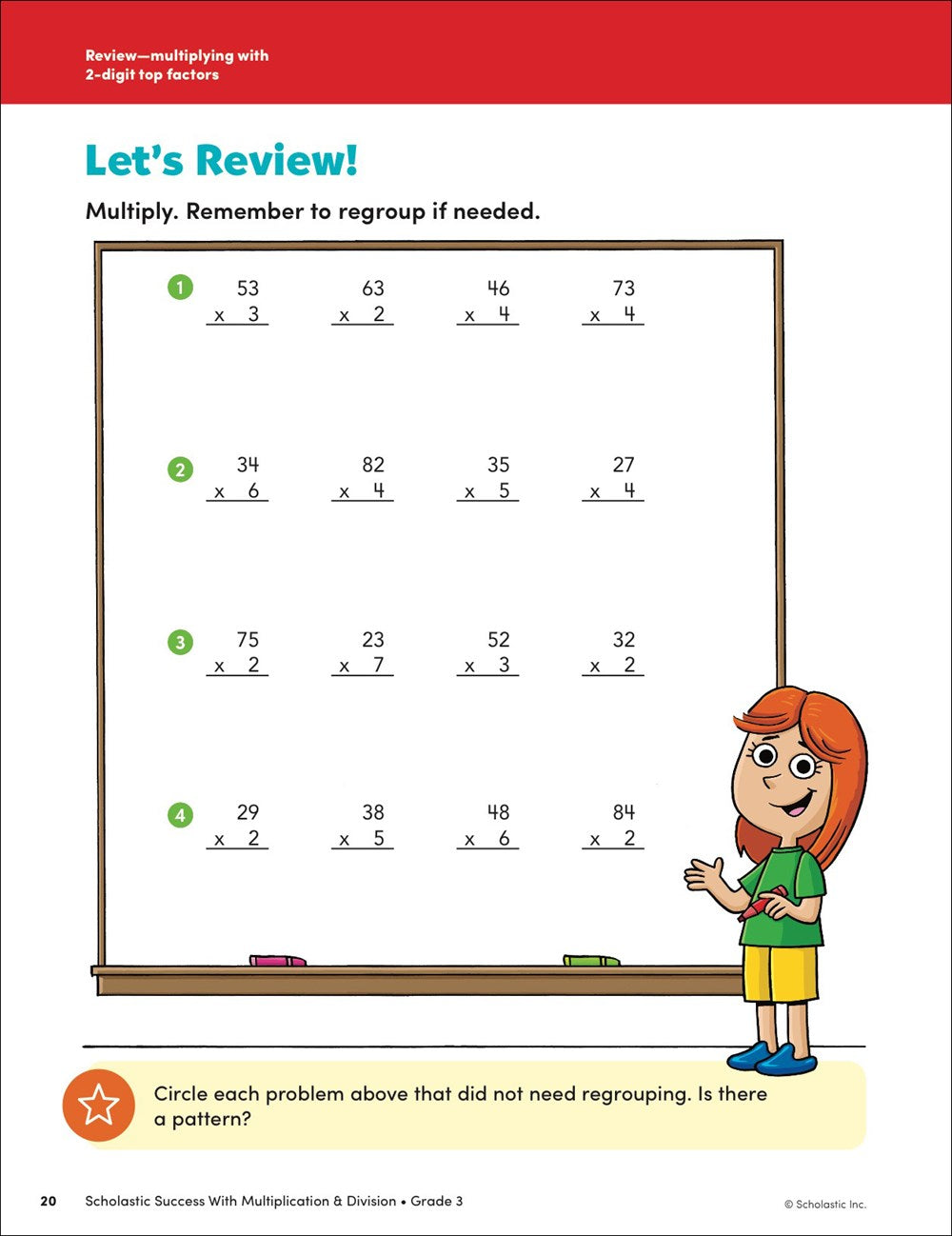 Scholastic Success with Multiplication & Division Grade 3 Workbook