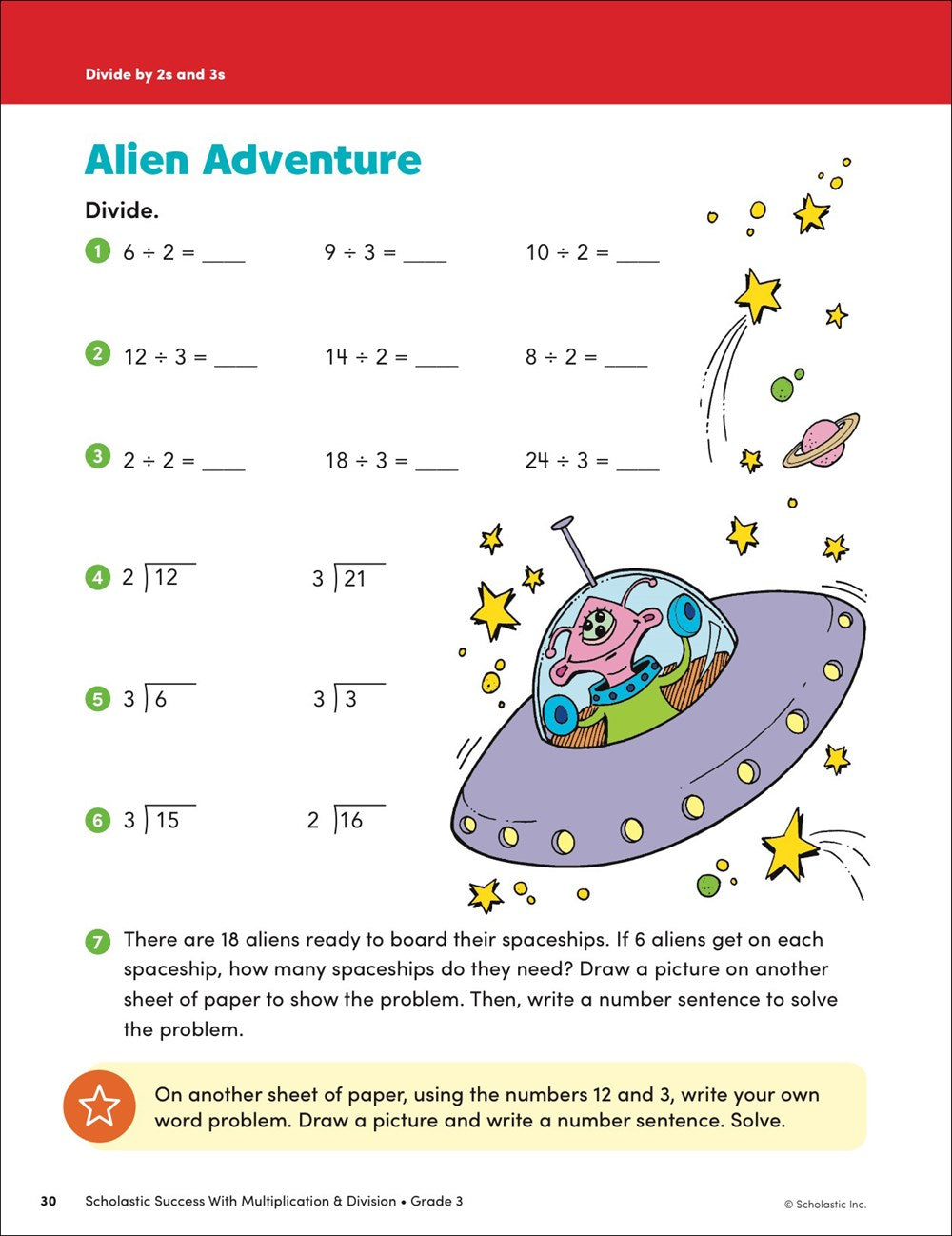 Scholastic Success with Multiplication & Division Grade 3 Workbook