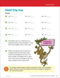 Scholastic Success with Multiplication & Division Grade 3 Workbook