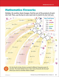 Scholastic Success with Multiplication Facts Grades 3-4 Workbook