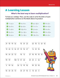 Scholastic Success with Multiplication Facts Grades 3-4 Workbook