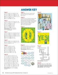 Scholastic Success with Multiplication Facts Grades 3-4 Workbook