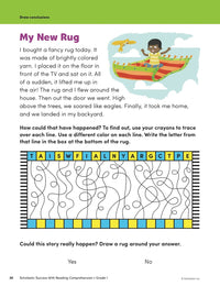 Scholastic Success with Reading Comprehension Grade 1 Workbook