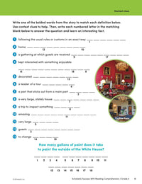 Scholastic Success with Reading Comprehension Grade 4 Workbook