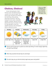Scholastic Success with Reading Comprehension Grade 4 Workbook