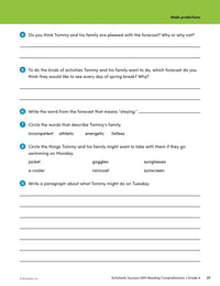 Scholastic Success with Reading Comprehension Grade 4 Workbook