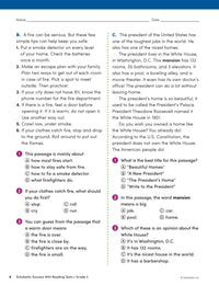 Scholastic Success with Reading Tests Grade 3 Workbook