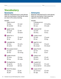 Scholastic Success with Reading Tests Grade 3 Workbook