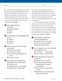 Scholastic Success with Reading Tests Grade 4 Workbook