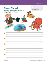 Scholastic Success with Writing Grade 1 Workbook
