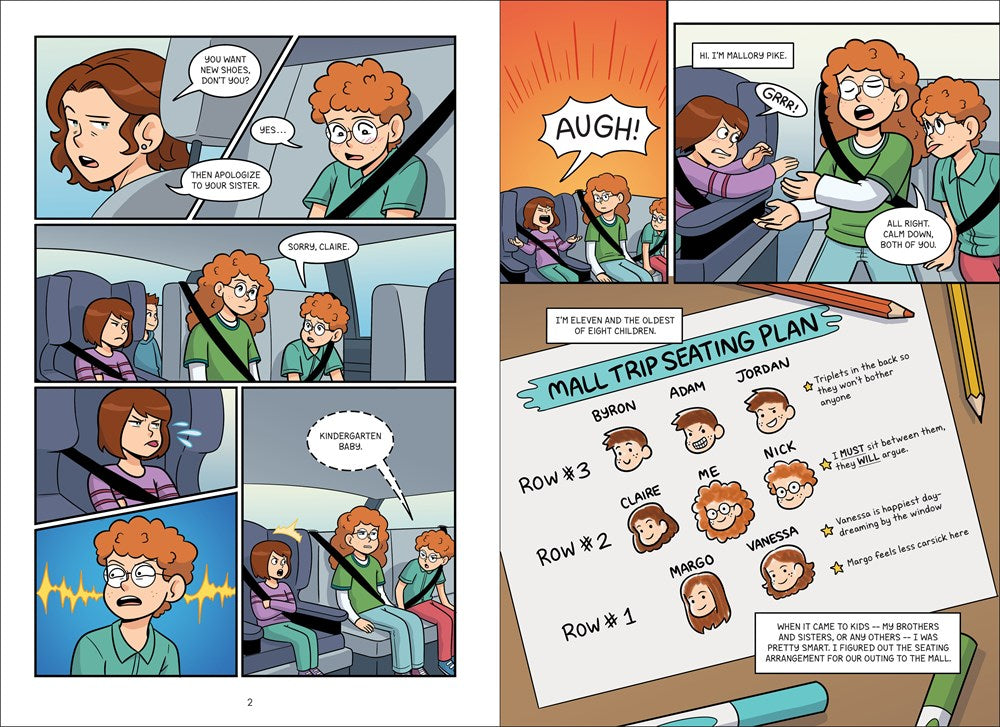 Mallory and the Trouble with Twins: A Graphic Novel (The Baby-sitters Club #17)