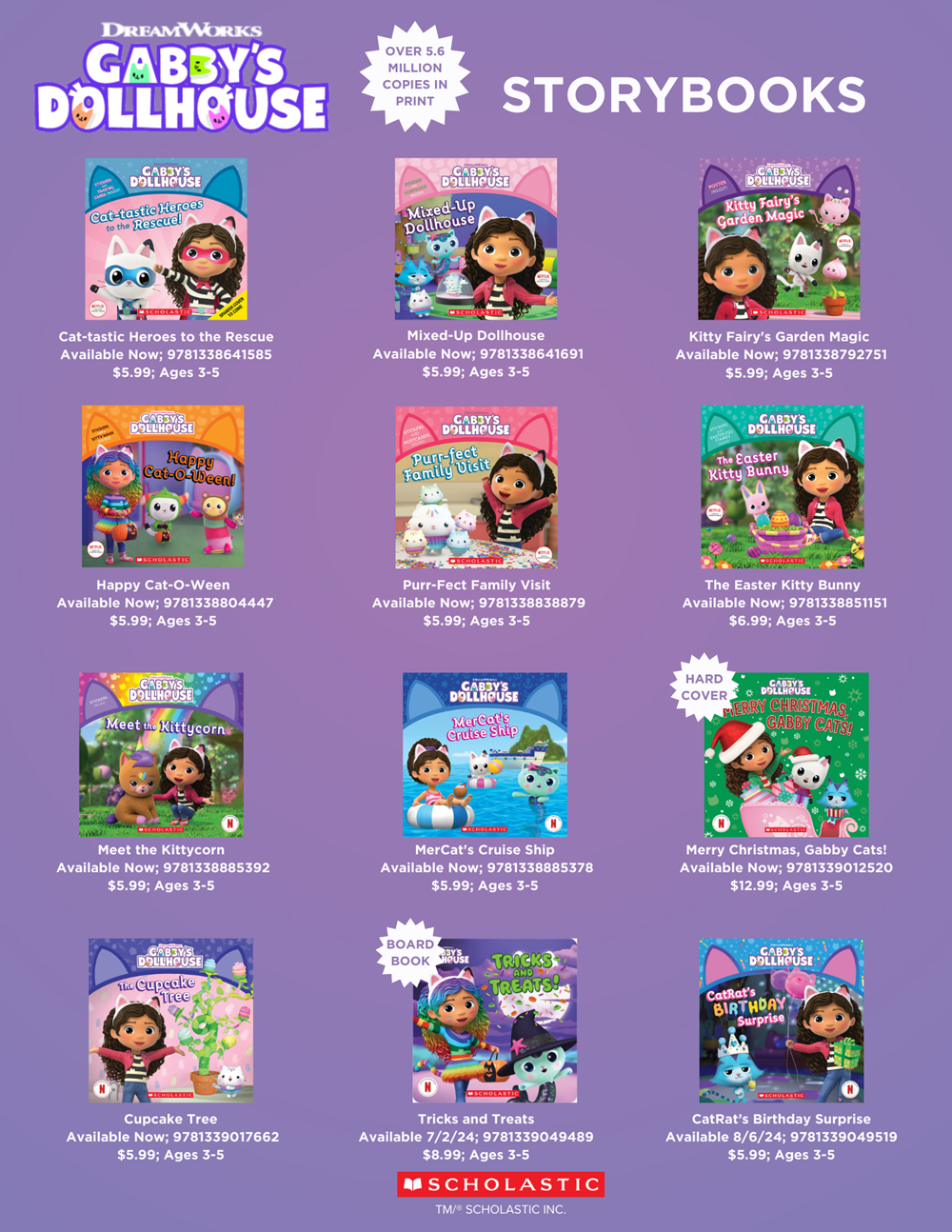 Gabby's Dollhouse: Sleepover Party (Scholastic Reader, Level 1)
