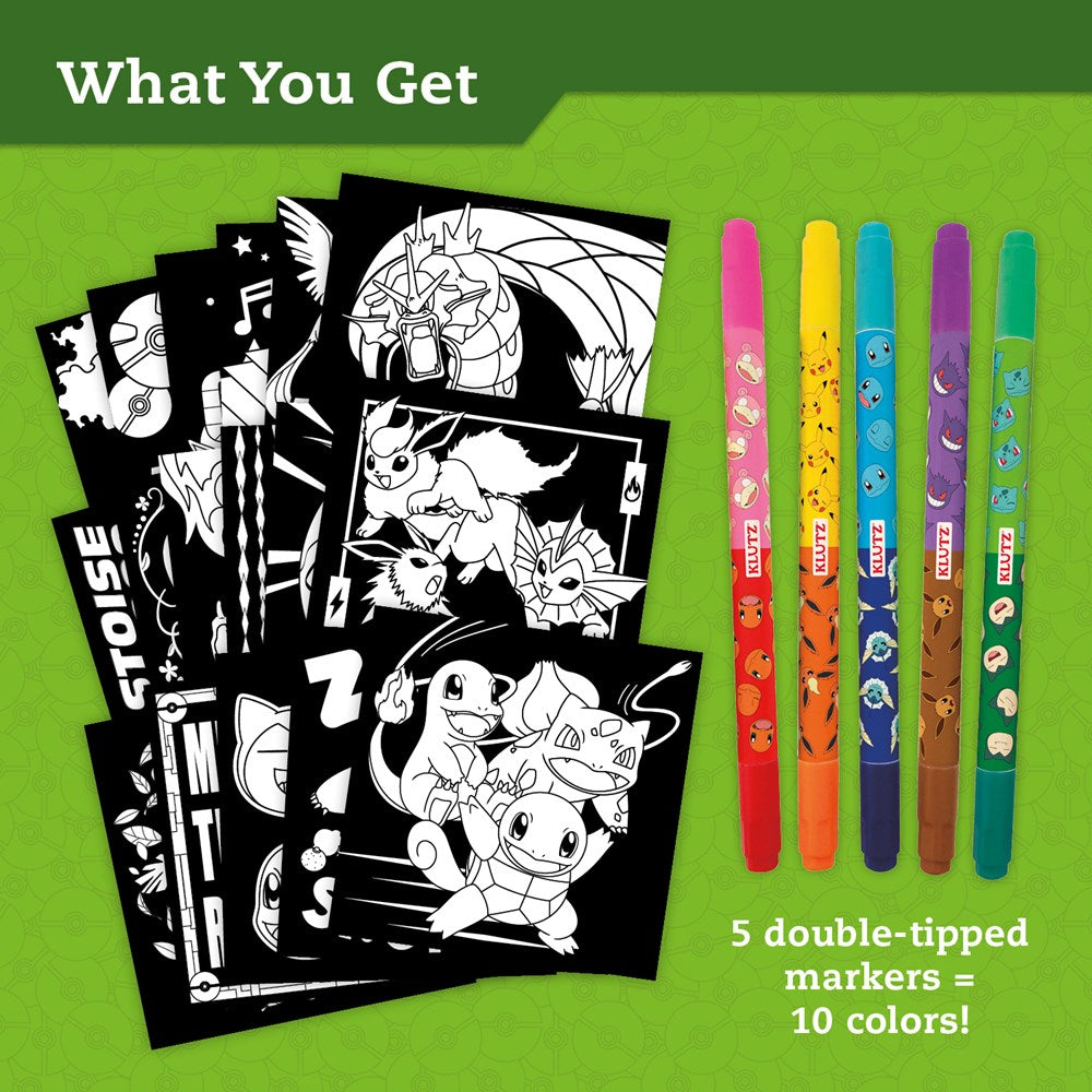 KLUTZ Pokémon Stained Glass Art Craft Kit, Medium