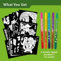 KLUTZ Pokémon Stained Glass Art Craft Kit, Medium