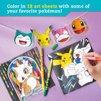 KLUTZ Pokémon Stained Glass Art Craft Kit, Medium