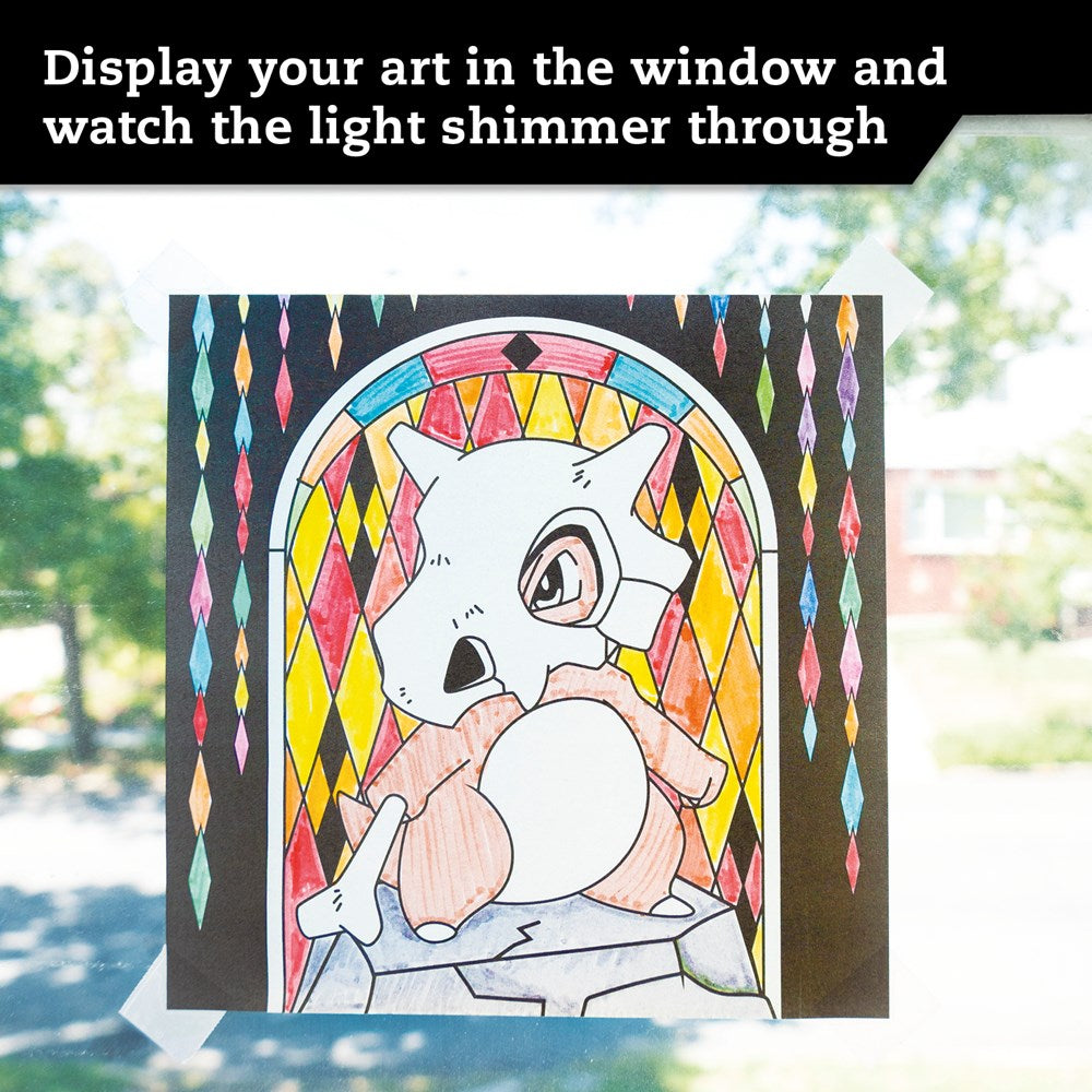 KLUTZ Pokémon Stained Glass Art Craft Kit, Medium