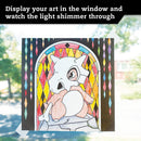 KLUTZ Pokémon Stained Glass Art Craft Kit, Medium