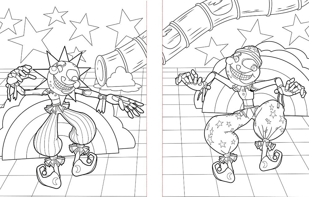 Five Nights at Freddy's Glow in the Dark Coloring Book | The Perfect Stocking Stuffer!